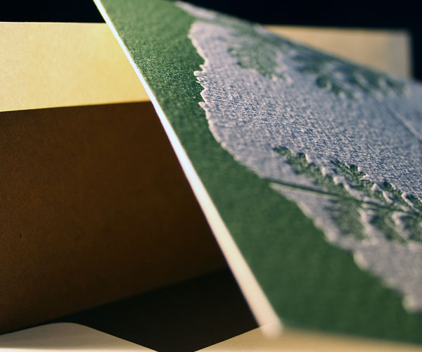 Adirondack Letterpress Wedding Invitation 5