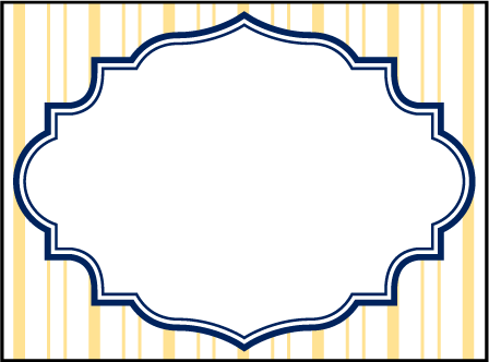 Addison Vintage Letterpress Placecard Flat Design Medium