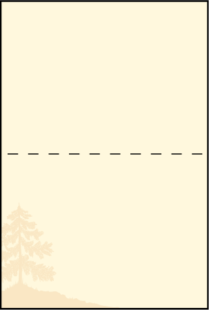 Adirondack Letterpress Placecard Fold Design Medium