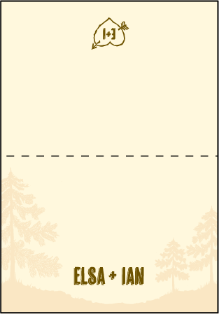 Adirondack Letterpress Thank You Card Fold Design Medium