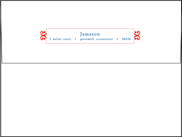 Alice Letterpress Envelope Design Medium