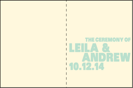 Alton Letterpress Program Design Medium