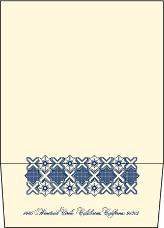 Amadore Antique Letterpress Envelope Design Medium