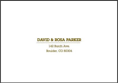 Amelie Letterpress Reply Envelope Design Medium