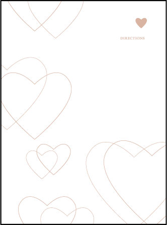 Amici Letterpress Direction Design Medium