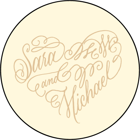 Amor Letterpress Coaster Design Medium