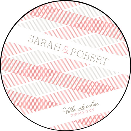 Anais Letterpress Coaster Design Medium