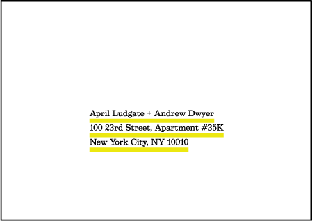 Architect Letterpress Reply Envelope Design Medium