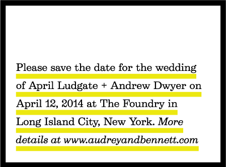 Architect Letterpress Save The Date Design Medium