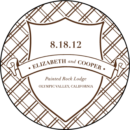 Arden Frame Letterpress Coaster Design Medium