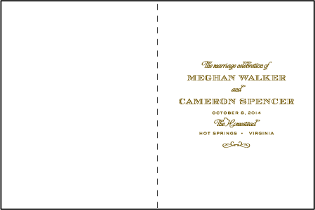 Ashwell Letterpress Program Design Medium
