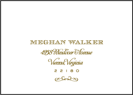 Ashwell Letterpress Reply Envelope Design Medium