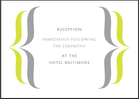Avion Letterpress Reception Design Medium