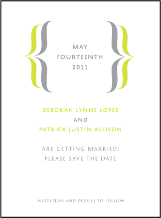 Avion Letterpress Save The Date Design Medium