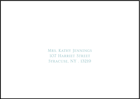 Barcelona Letterpress Reply Envelope Design Medium