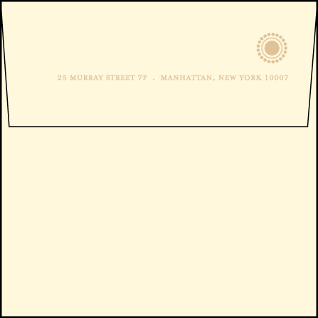 Bejeweled Letterpress Save The Date Envelope Design Medium
