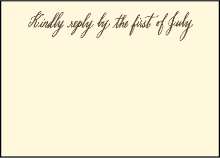 Belle Calligraphy Letterpress Reply Design Medium