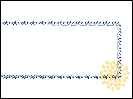 Bellini Letterpress Placecard Flat Design Medium