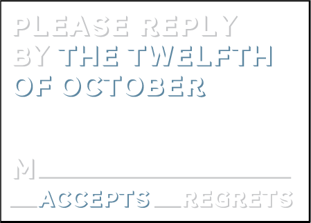 Bennett Simple Letterpress Reply Design Medium