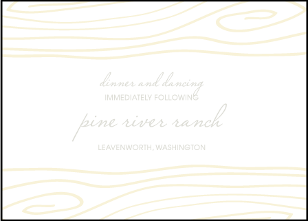 Birch Letterpress Reception Design Medium