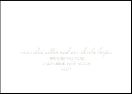 Birch Letterpress Reply Envelope Design Medium