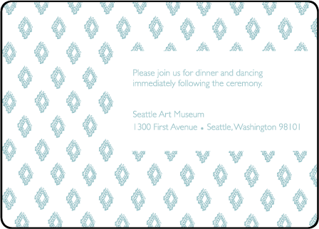 Boho Letterpress Reception Design Medium