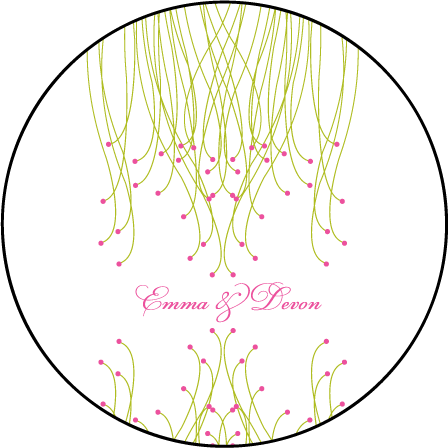 Botanique Letterpress Coaster Design Medium