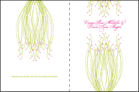 Botanique Letterpress Program Design Medium