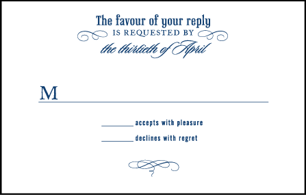 Bradford Letterpress Reply Postcard Front Design Medium