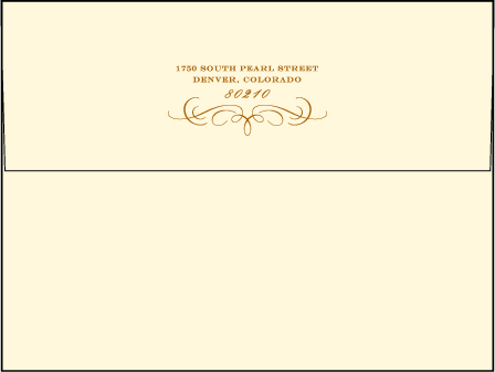 Branch Letterpress Envelope Design Medium