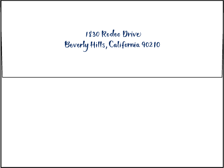 Bristol Calligraphy Letterpress Envelope Design Medium