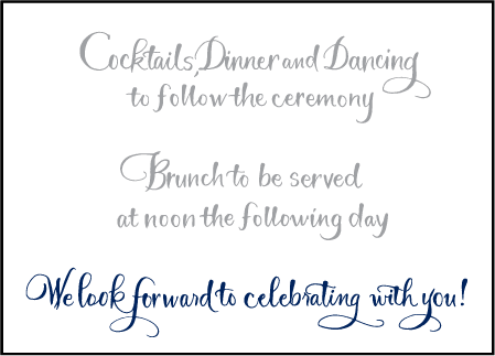 Bristol Calligraphy Letterpress Reception Design Medium