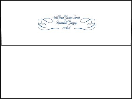 Cameo Letterpress Envelope Design Medium
