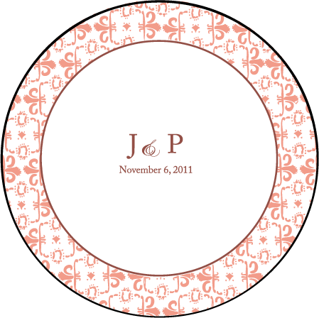 Caprilla Letterpress Coaster Design Medium