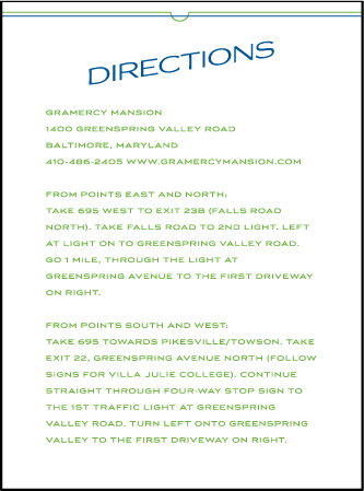Cardette Letterpress Direction Design Medium