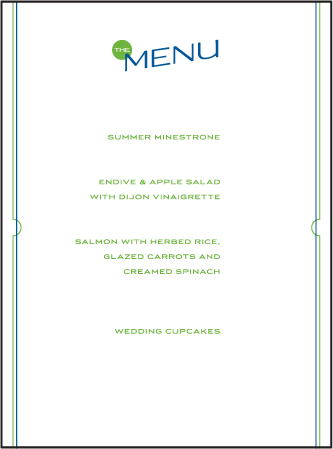 Cardette Letterpress Menu Design Medium