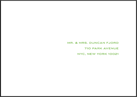Cardette Letterpress Reply Envelope Design Medium