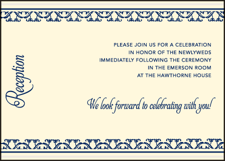 Cecily Letterpress Reception Design Medium