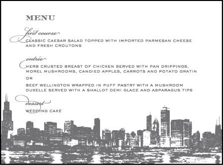 Charmed Chicago Letterpress Menu Design Medium
