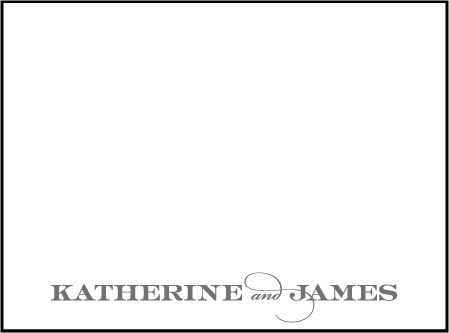 Charmed Chicago Letterpress Placecard Flat Design Medium