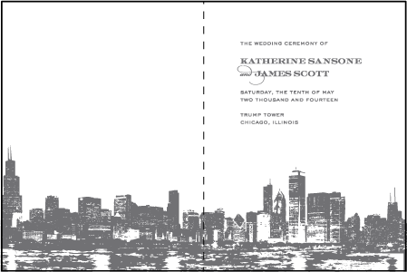 Charmed Chicago Letterpress Program Design Medium