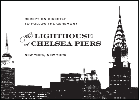 Charmed New York Letterpress Reception Design Medium