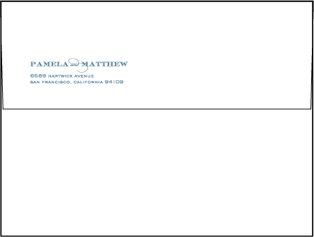 Charmed San Francisco Letterpress Envelope Design Medium