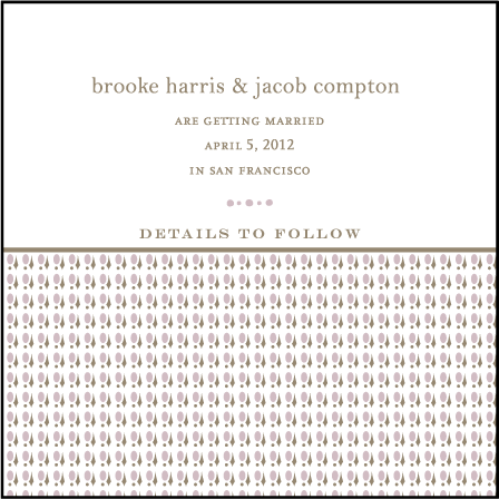 Chelsea Letterpress Save The Date Design Medium