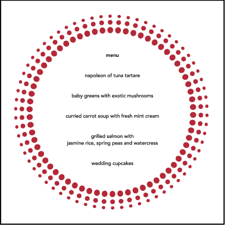 Circolo 2 Letterpress Menu Design Medium