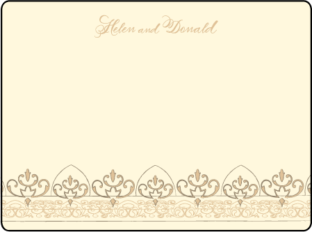 Claddagh Letterpress Thank You Card Flat Design Medium