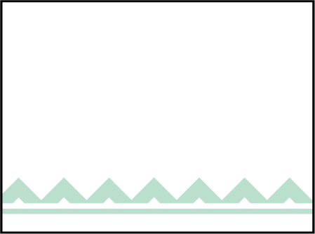 Classic Chevron Letterpress Favor Card Design Medium