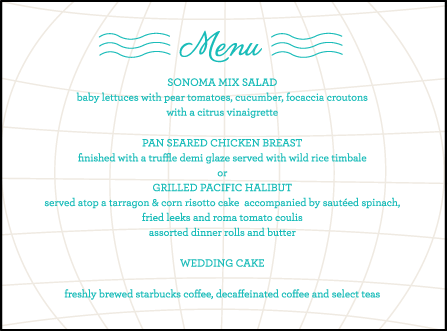 Classic Destination Letterpress Menu Design Medium