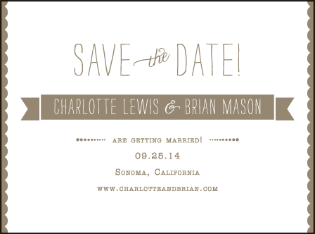 Collection Letterpress Save The Date Design Medium
