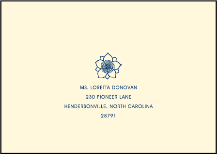 Connemara Letterpress Reply Envelope Design Medium